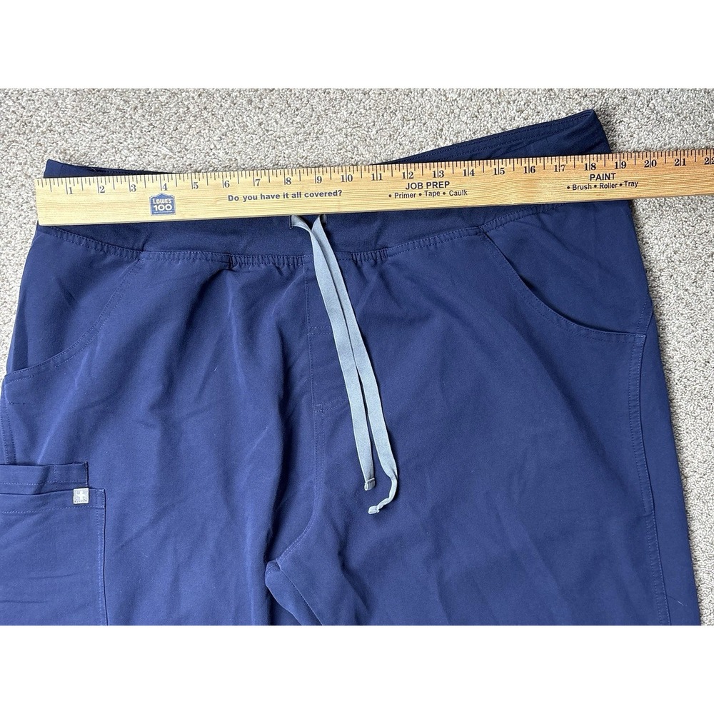 Figs Women's Kade Cargo Scrub Pants XL Tall Navy Blue Style T21004T - Picture 6 of 8